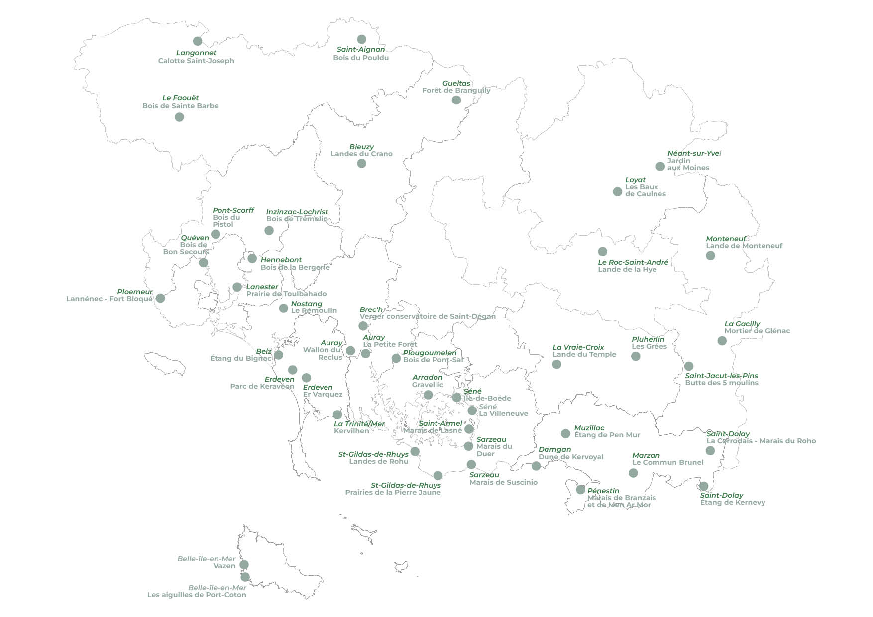 Carte Sites Web 2025